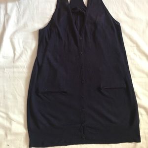 Long buttoned down cardigan