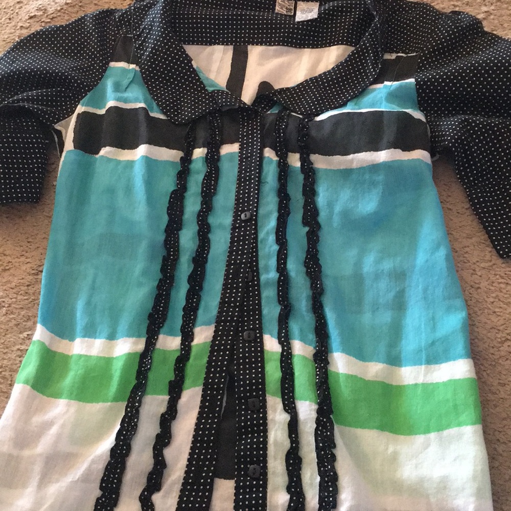 Multi-Print Button Up