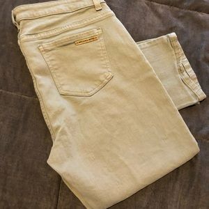 Michael Kors Green Skinny Jeans
