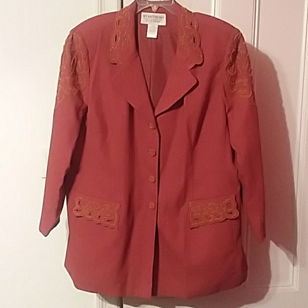 St. ANTHONY EMBROIDERY EVENING BLAZER💞💞