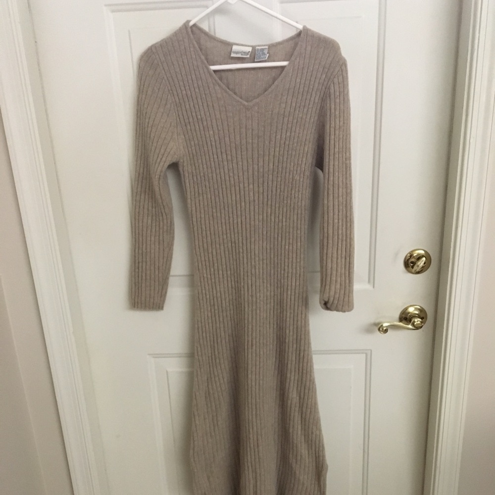 Long sweater dress
