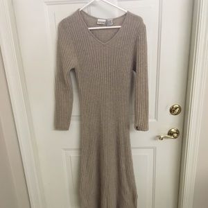 Long sweater dress