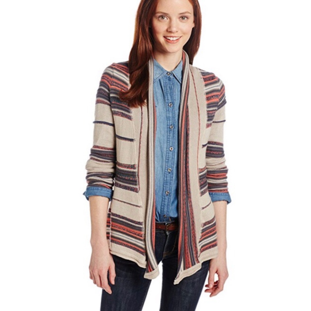 Billabong Juniors Pent Up Stripe Sweater, Dune, S