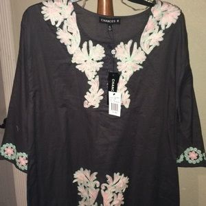 Chance R Embroidered Tunic