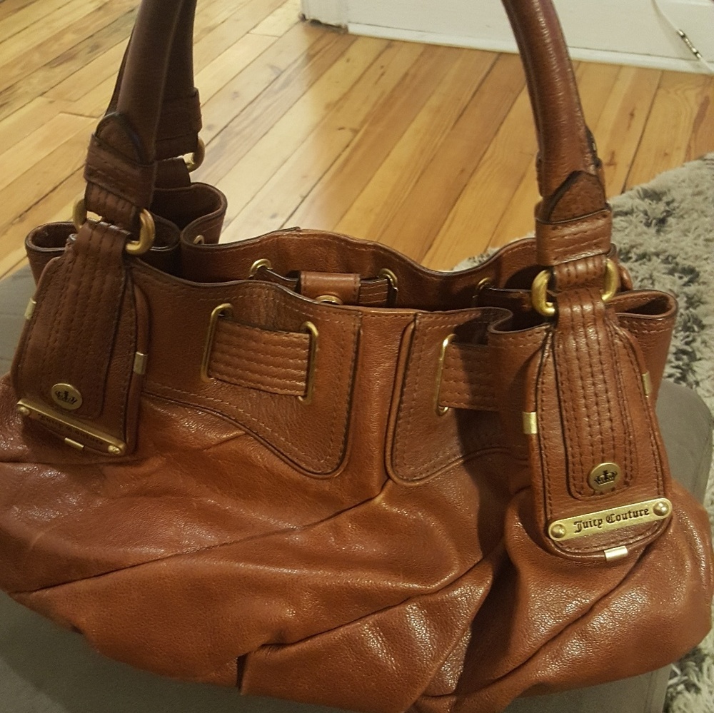 Juicy couture brown leather bag