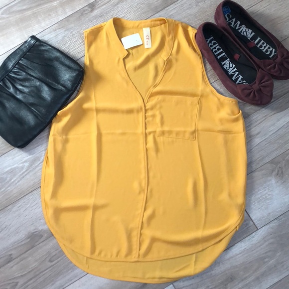 cy u.s.a Tops - Mustard tank