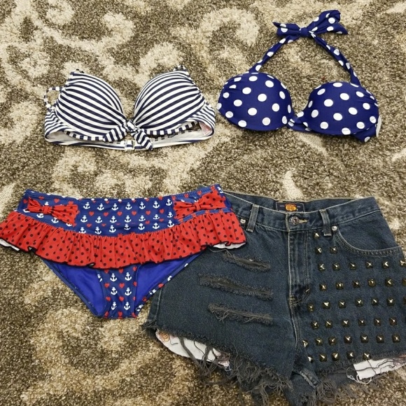 Cute sailor bathing suit bottom - Picture 4 of 4