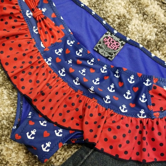 Cute sailor bathing suit bottom - Picture 3 of 4