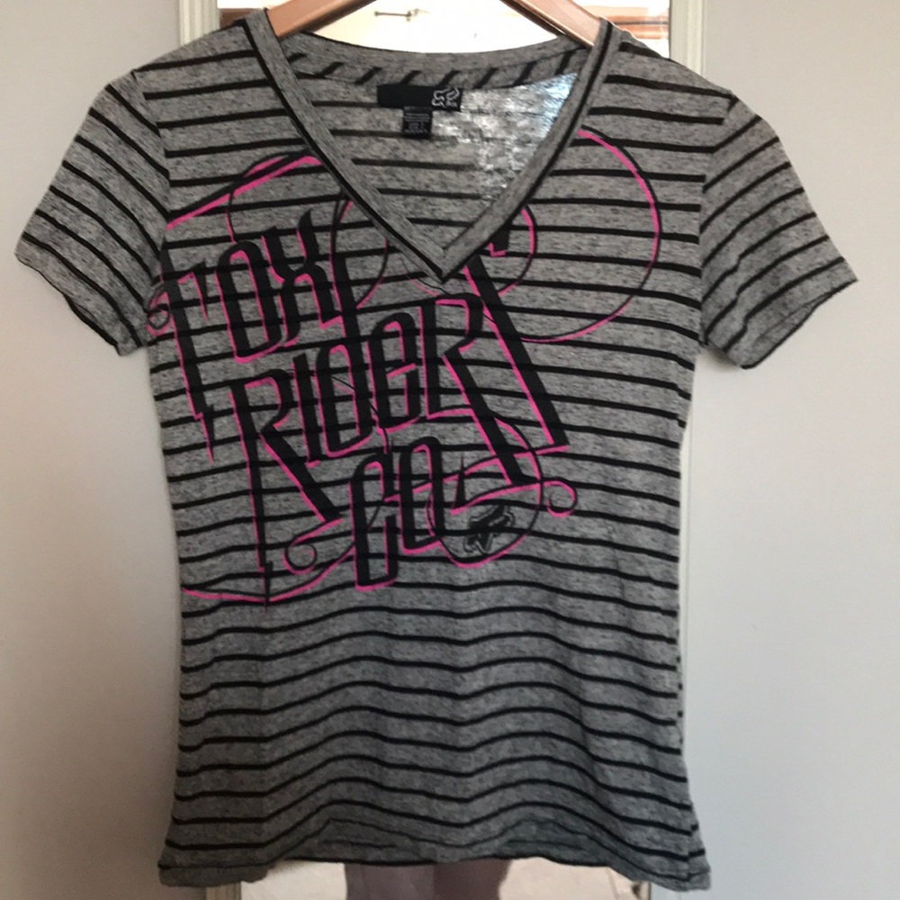 Fox Rider v neck