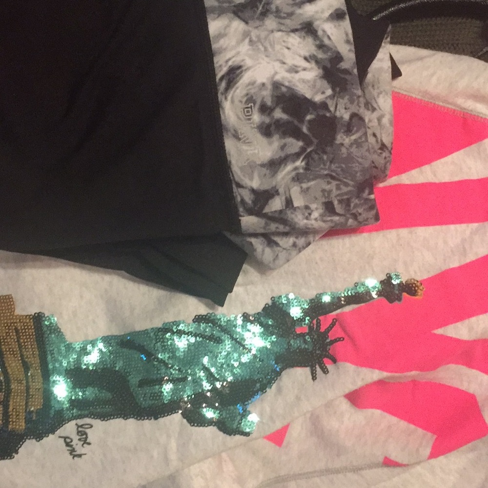Victoria's Secret hoodie and leggings