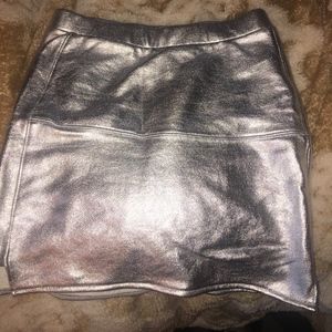 Metallic Pencil Skirt