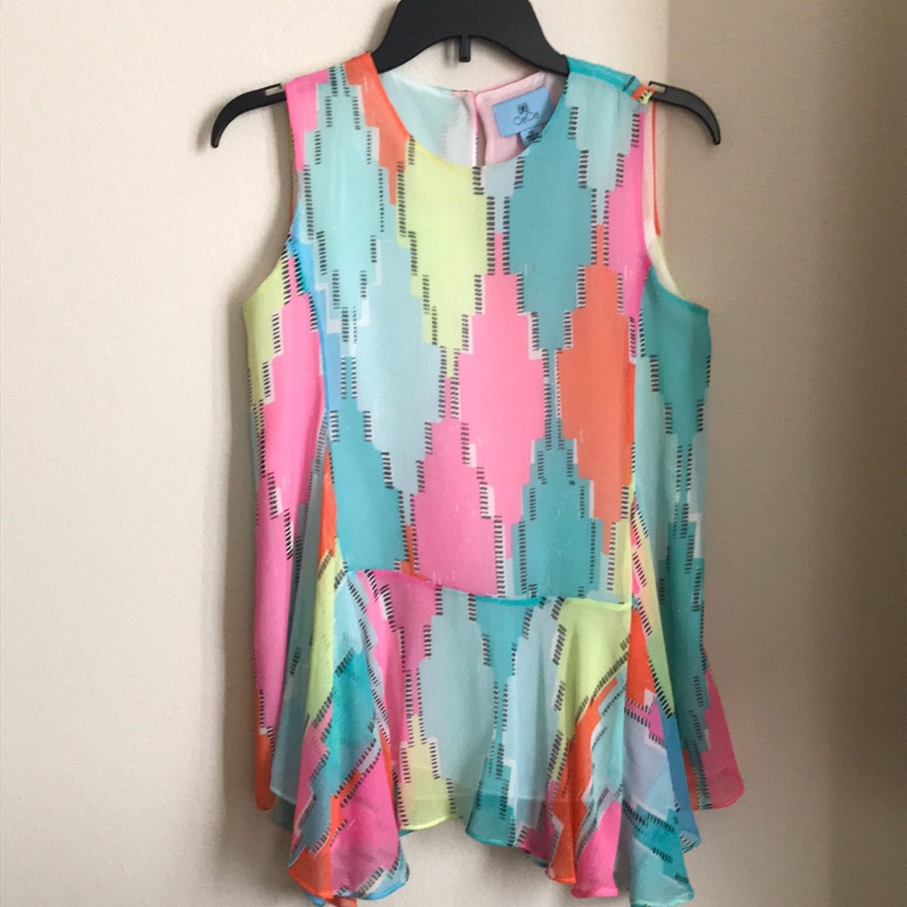 Multi colored top