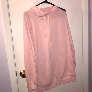 Long over knee light pink used once sweater