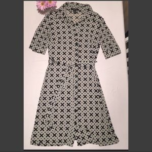 Black and white dress