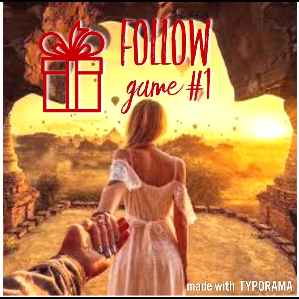 This follow game all done! Thanks for 28K! 😘😘