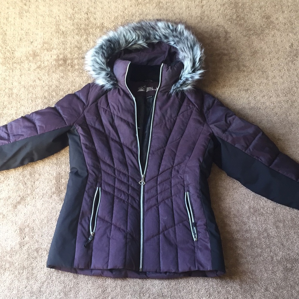 Purple winter coat