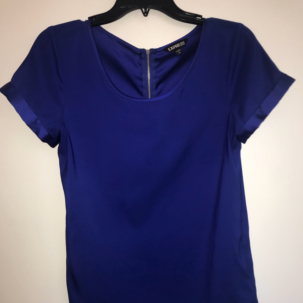 EXPRESS Rolled Sleeve Top
