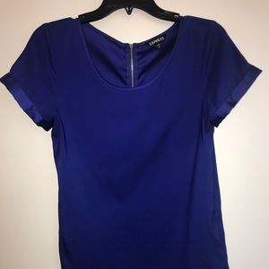 EXPRESS Rolled Sleeve Top