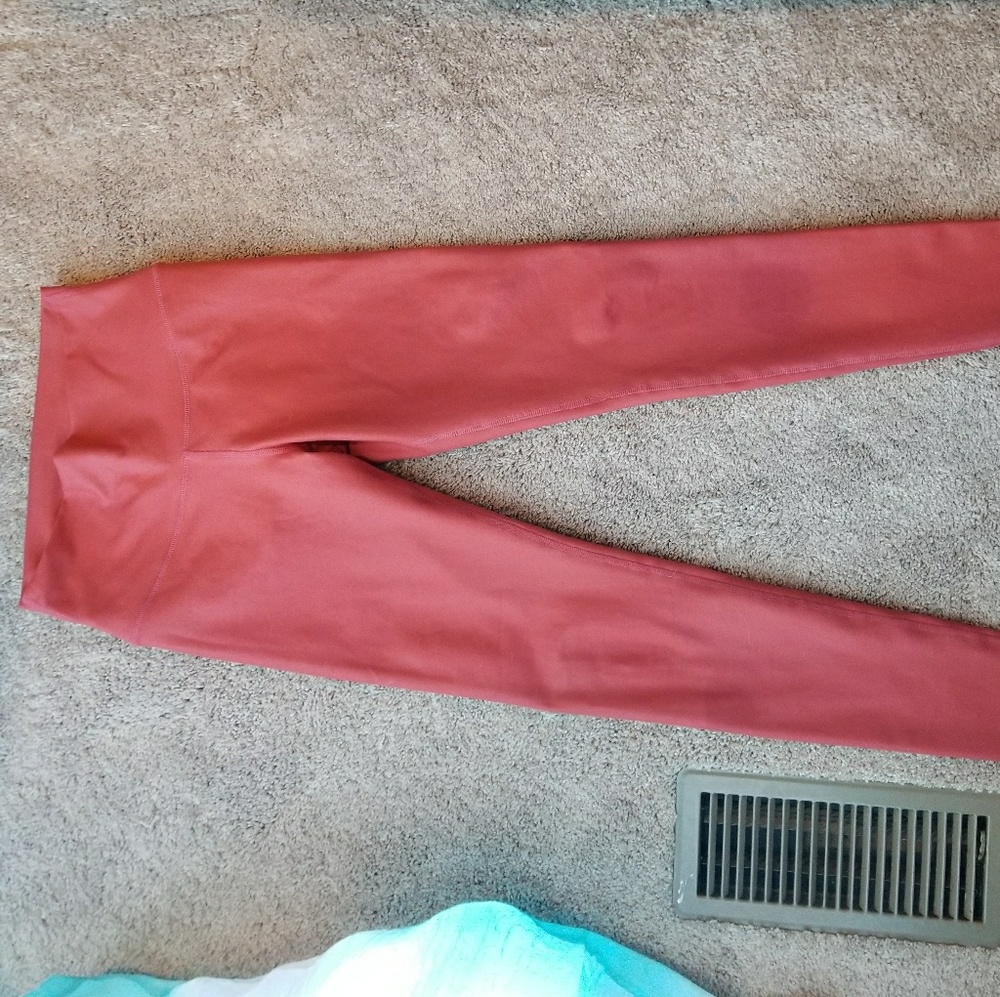 Alo Yoga High Waist Airbrush Leggings Sunbaked M