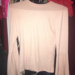 Rose Bell Sleeve Top
