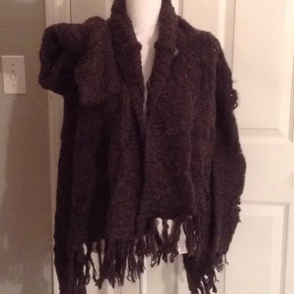 Silver Jeans Co. In-tatters Sweater, Charcoal