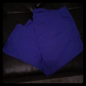 ATHLETA royal blue capris workout leggings