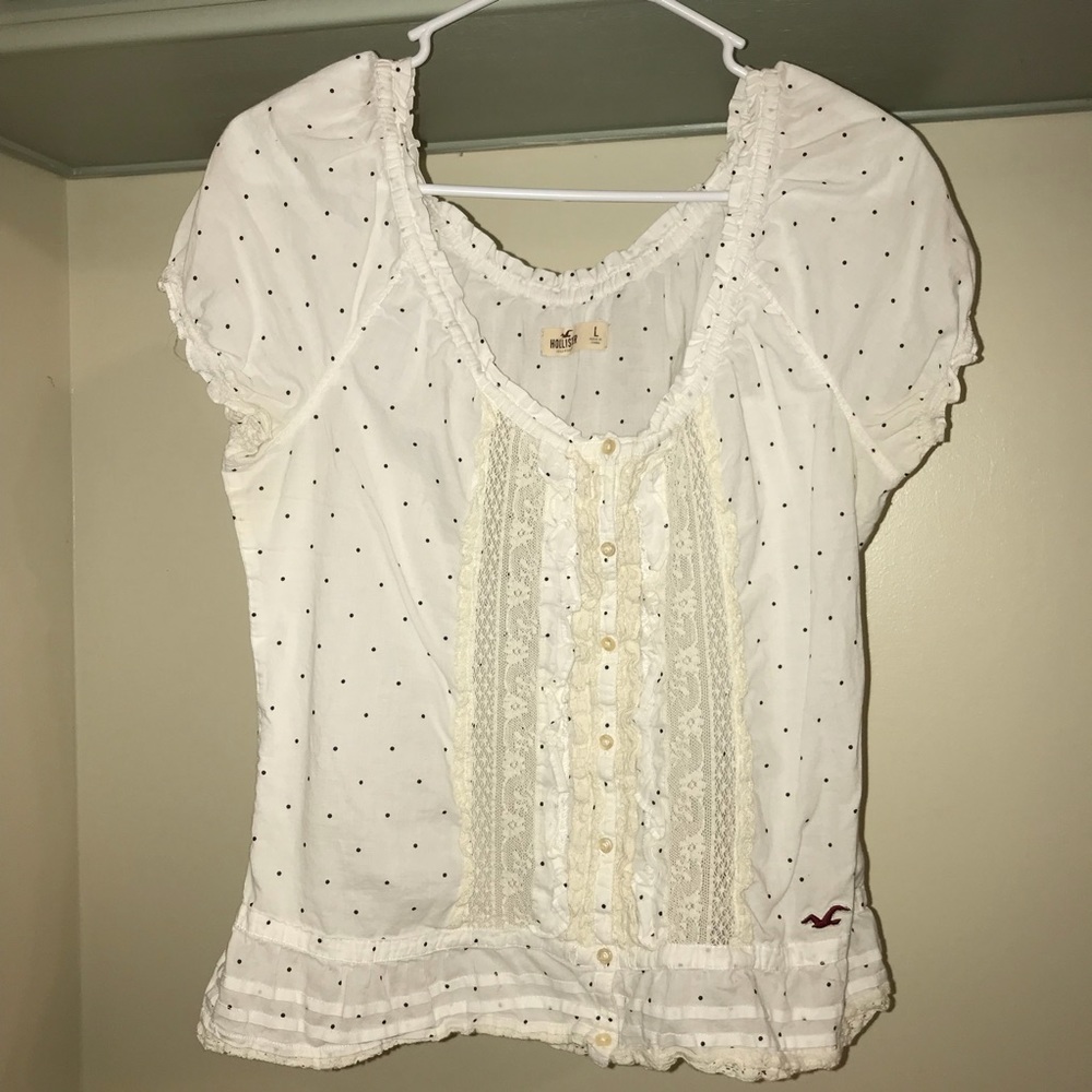 Hollister peasant top