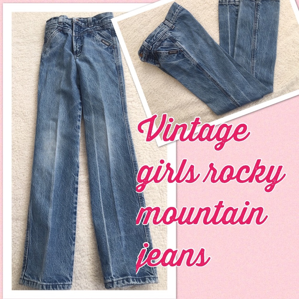 Rockies Girls Denim Jeans Vintage