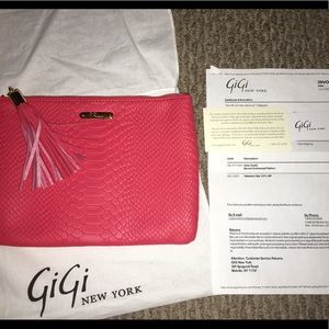 Gigi’s Coral Python clutch FINAL price