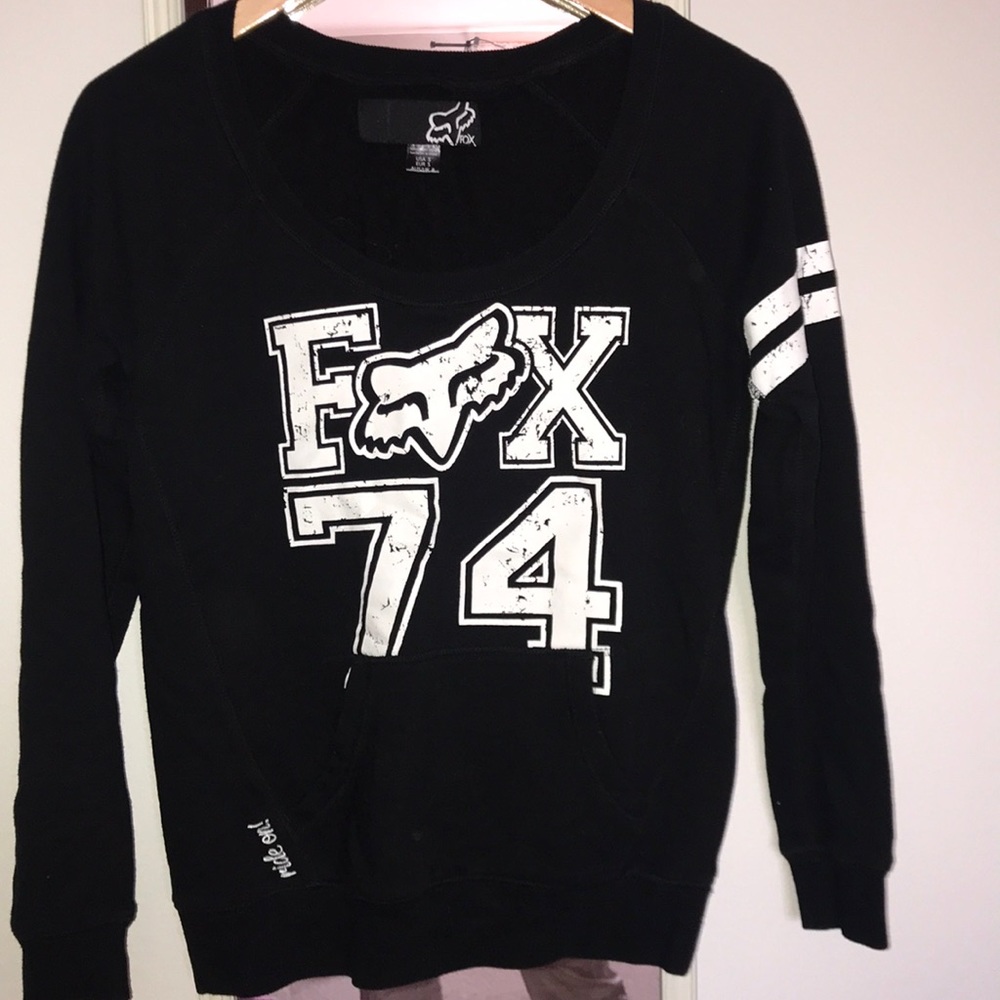 Fox crew neck