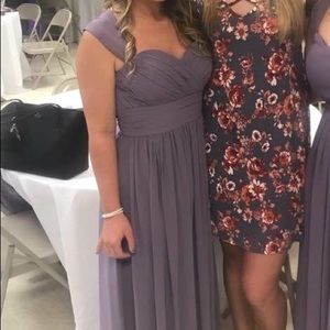 Lavender size 6 bridesmaid dress.