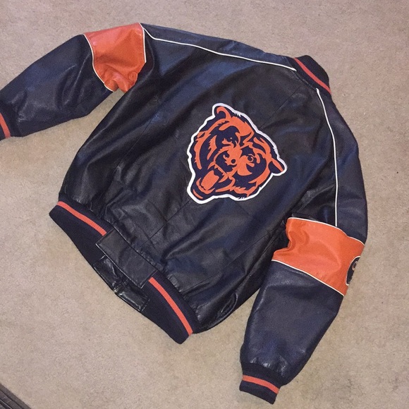 Chicago Bears Leather Jackets CHICAGO BEARS G III Carl Banks