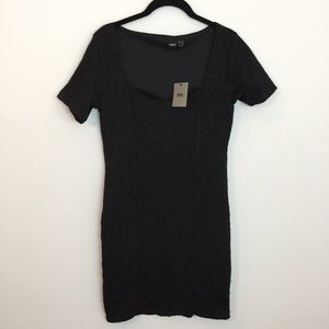 NWT Asos Black Bodycon Dress