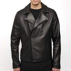 Ada + Nik men’s new leather jacket