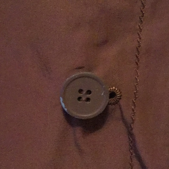 Alexander Wang Nylon Trench Coat Burgundy Large - Picture 6 of 8