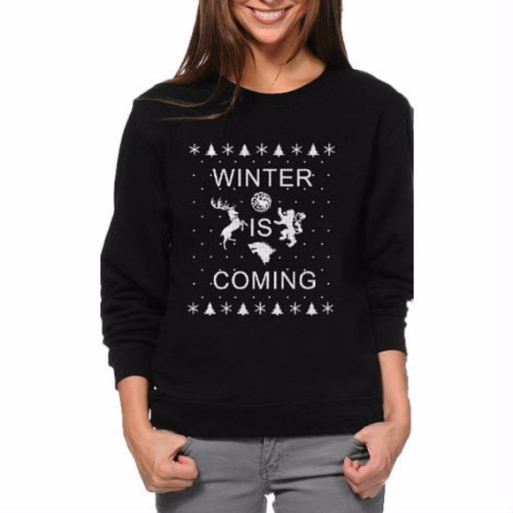 winter is coming sweatshirt