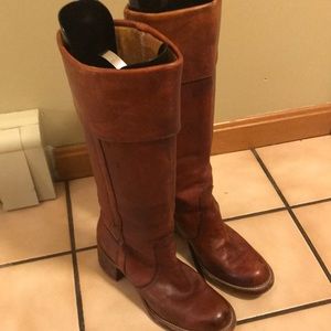 Beautiful Frye Black Label Vintage Boots - Cognac