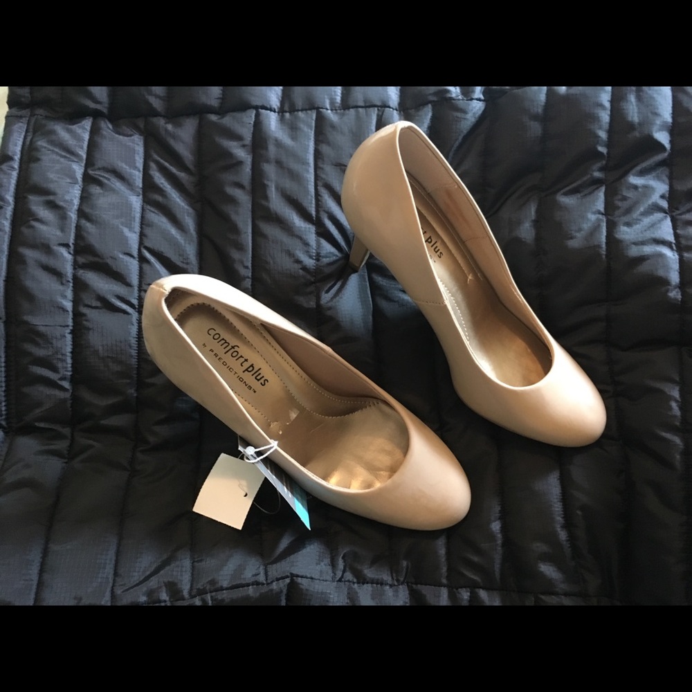 Comfort Plus Payless nude pumps.