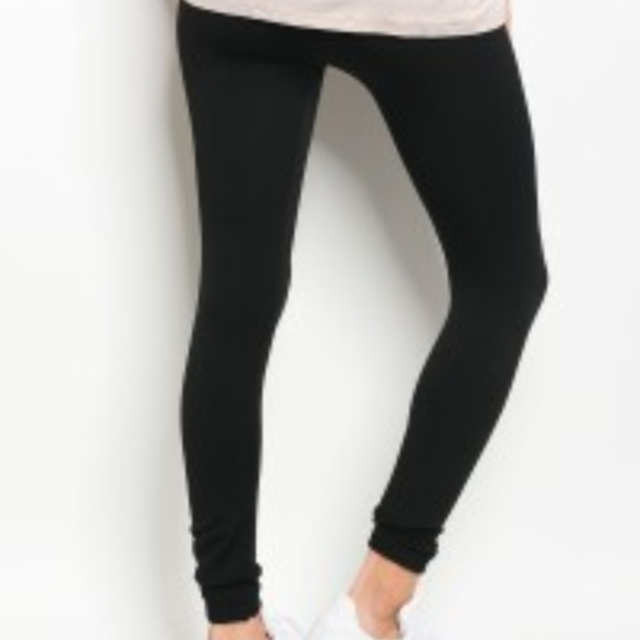Black Thick Leggings Clearance PRICE - Picture 4 of 4