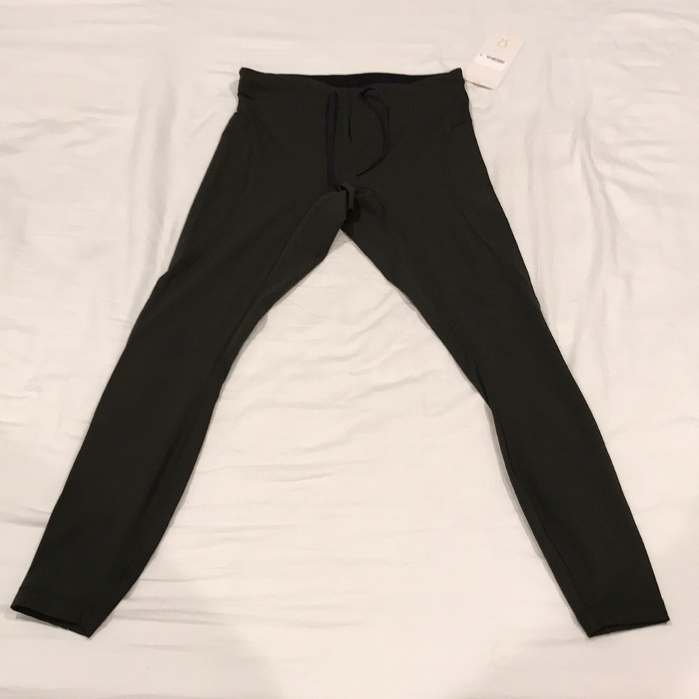 Lululemon Tight Stuff Tight in dark olive green