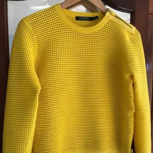 Ralph Lauren bright yellow sweater S