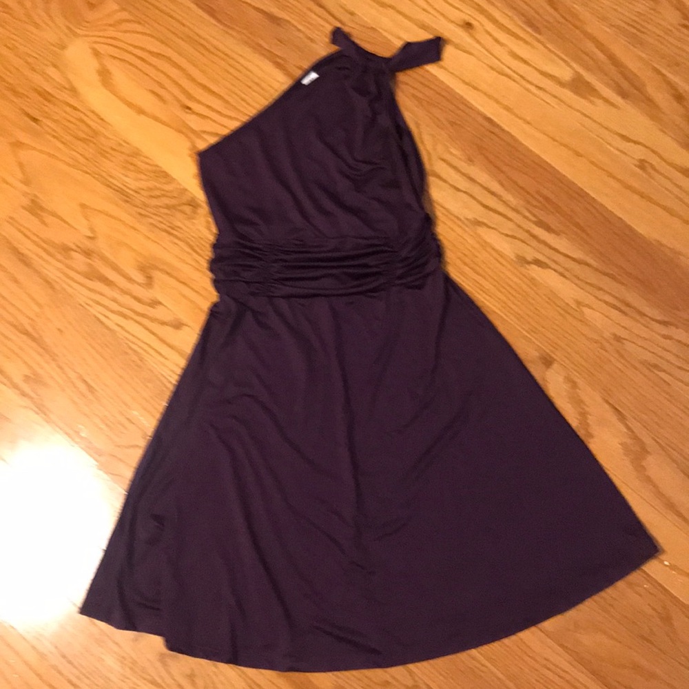 One shoulder flirty dress