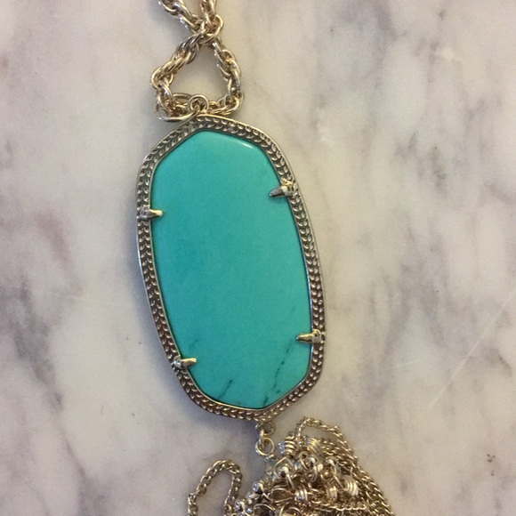 KENDRA SCOTT Rayne necklace in Teal, 14k gold - Picture 2 of 5
