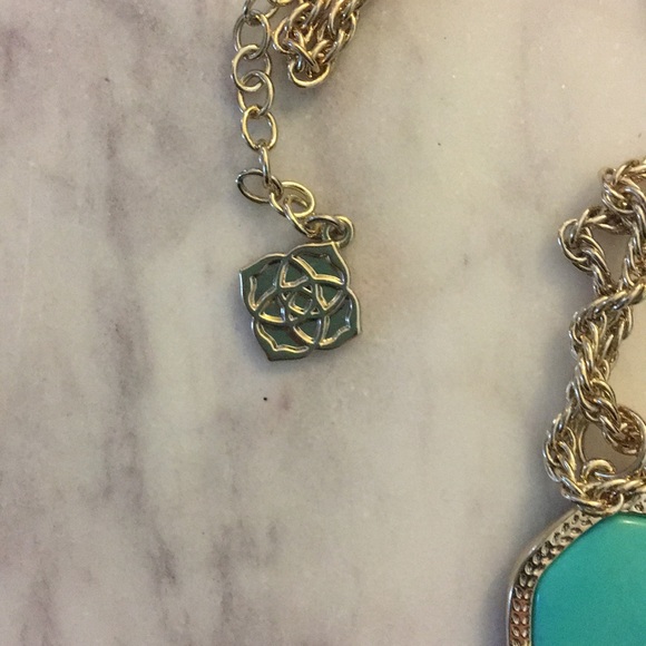 KENDRA SCOTT Rayne necklace in Teal, 14k gold - Picture 4 of 5