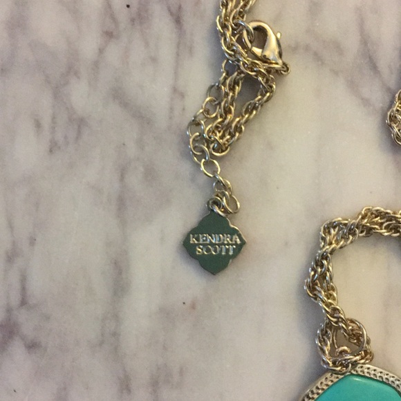 KENDRA SCOTT Rayne necklace in Teal, 14k gold - Picture 5 of 5