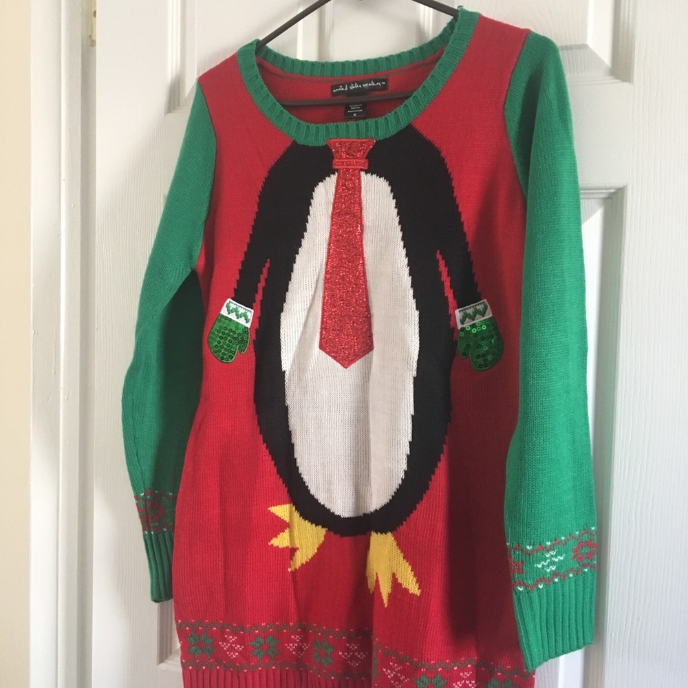 Holiday tunic sweater