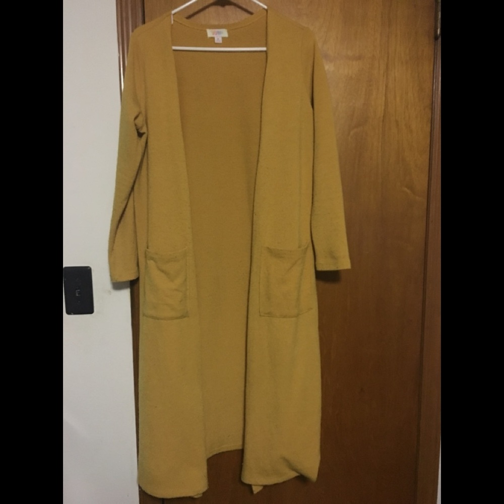 LuLaRoe Mustard M Solid Sarah