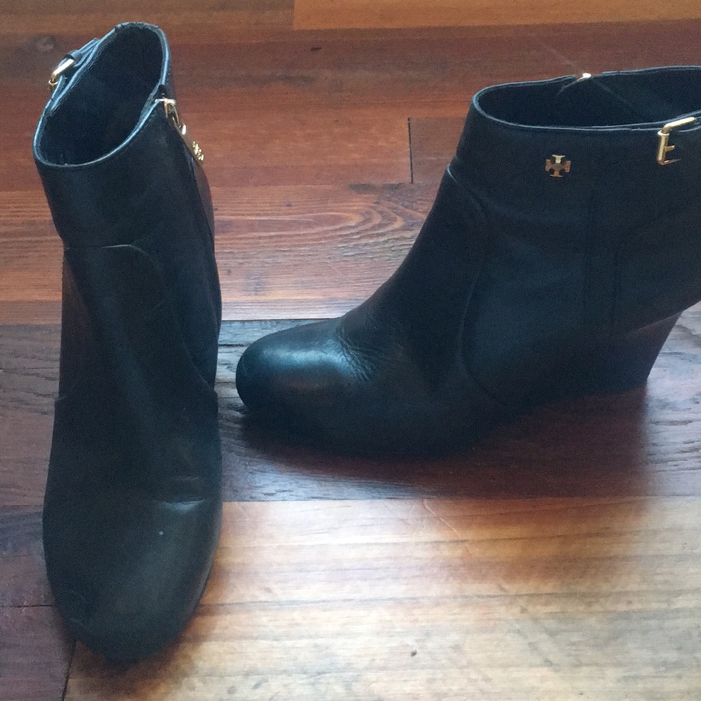 Tory Burch leather booties