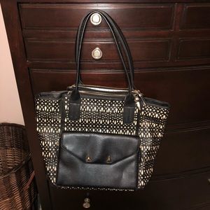 Stella and dot leather purse