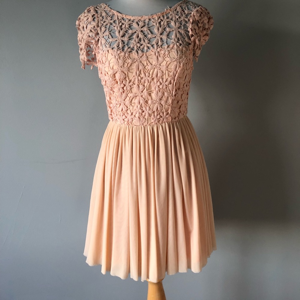 Peach Dress